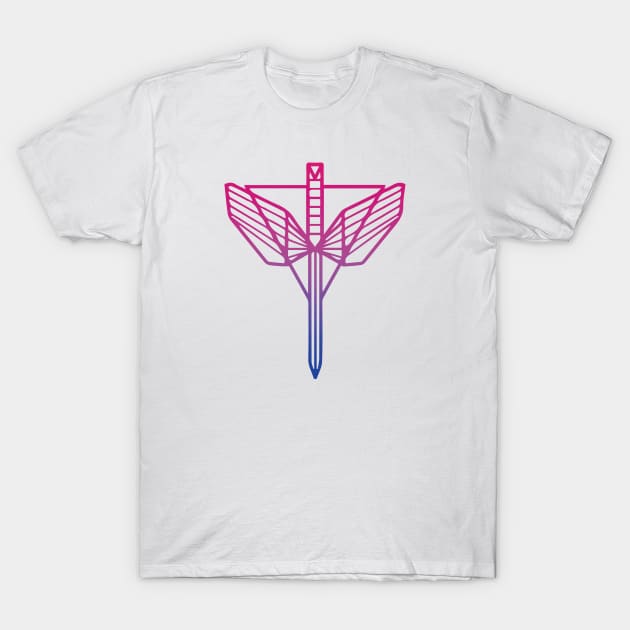 The Shield Symbol (Bisexual) - Wynonna Earp T-Shirt by Queerdelion